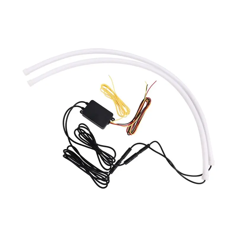 

Автомобильные светодиодные ленты последовательные DRL дневные ходовые огни с указателем поворота с управлением через приложение 60 см