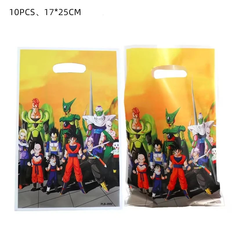 Goku Dragon Ball Party Gift Bags Popcorn Box Candy Box Paper Bags 3D Bags Birthday Party Decoration Party Favor Wedding Supplies
