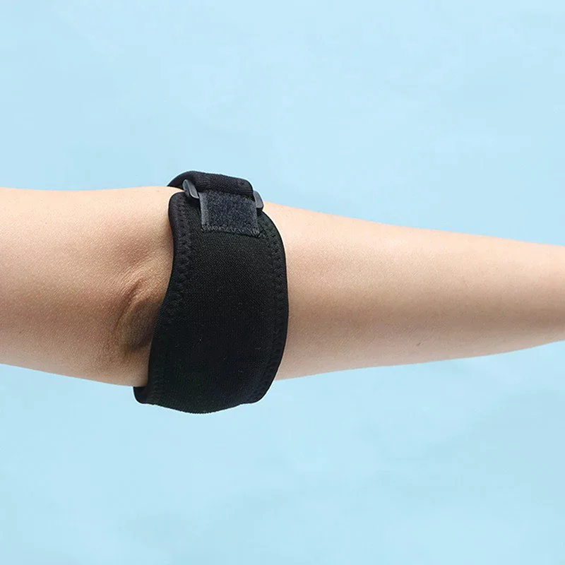 1pcs Elbow Brace For Tennis Golfer Sports Protection Adjustable Arm Band Silicone Compression Pad  Pain Relief Men Wom view 4