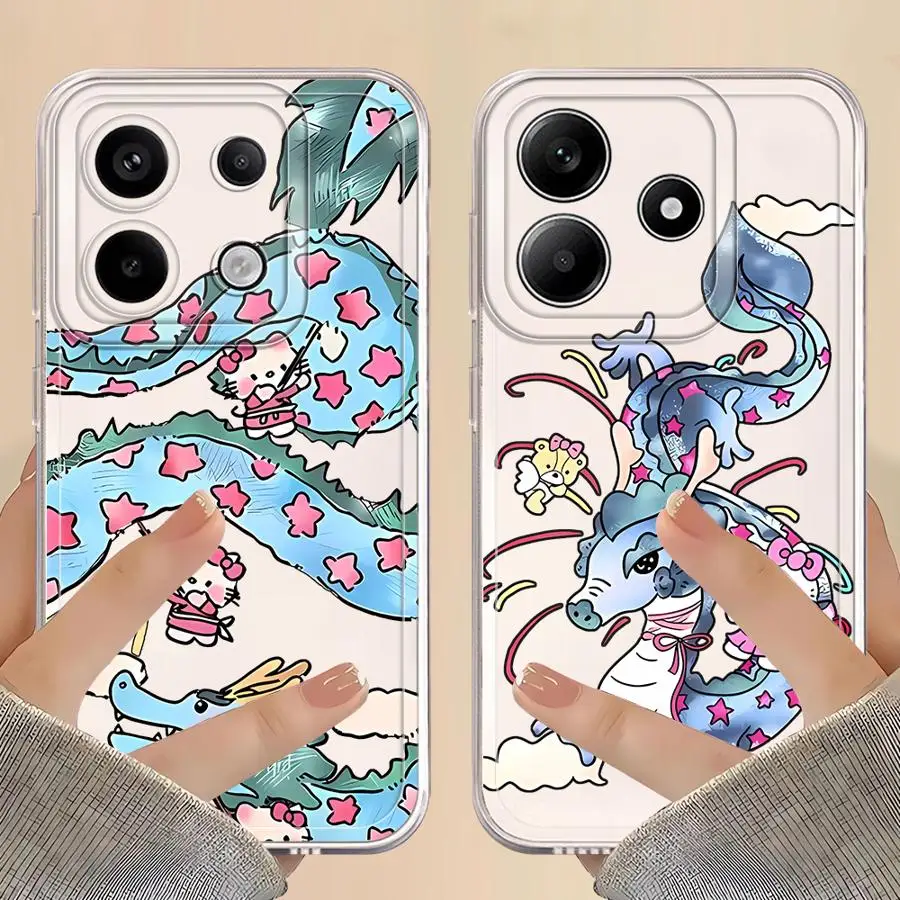 Funda para Xiaomi Poco X3 NFC X3 Pro funda de teléfono suave dibujos animados Sanrio Hello Kitty