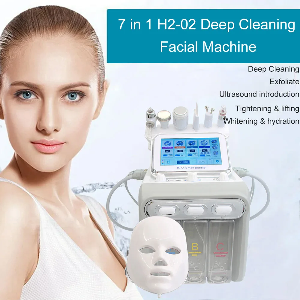 6/7 in 1 Gesichtsschönheitsgerät, Tiefenreinigung, Mitesserentferner, feuchtigkeitsspendende Hautverjüngung, Porenreiniger, Peeling-Maschine – Detail 5