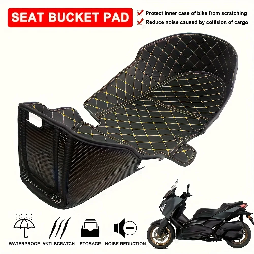 For Yamaha XMAX300 X-MAX300 2017-2024 Motorcycle Saddlebag Storage Box Liner PU