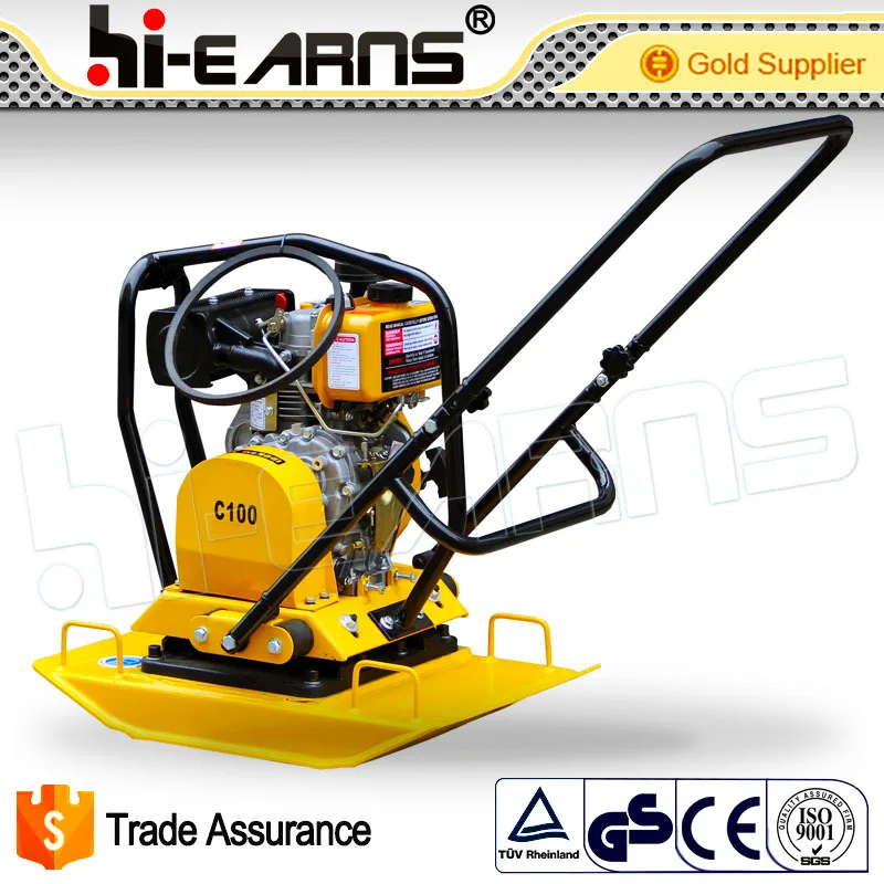 Compactador de placa de motor HRC100 com CE ISO