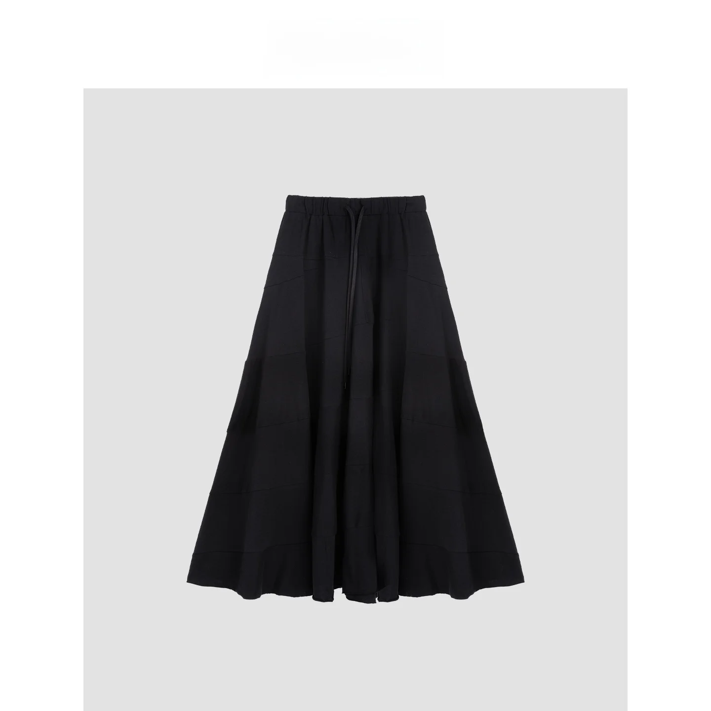 

Eremin Cotton Asymmetrical Half Skirt with Belt High Waist A-Line Skirt Daily Wear Pure Cotton Three-Dimensional Cutting