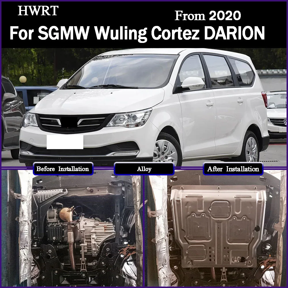 

Under Engine Guard Splash Shield Mud Fender Cover Plate Fender Mudguard Protector For SGMW Wuling Cortez DARION 2020 1.5L