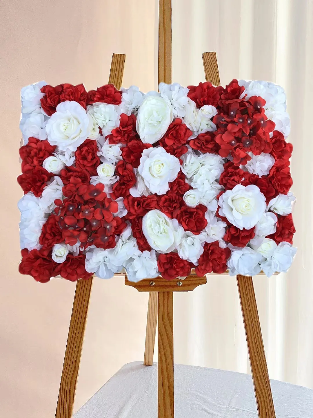 Wedding Decorative Flower Wall Artificial Silk Flowers Home Decoration Accessories Party Backdrop Photography Props Customized