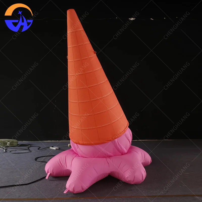 Customized inflatable ice cream model, summer dessert, outdoor advertising activity, inflatable decoration props