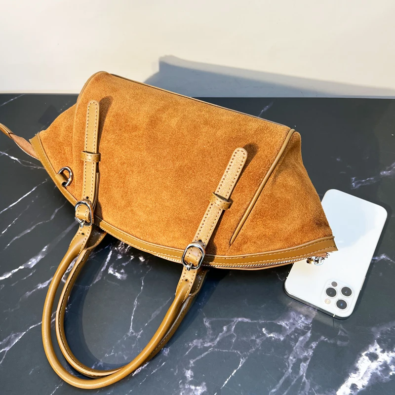 حقائب نسائية من جلد البقر الطبيعي بتصميم فاخر وحقائب يد 2025 جديدة من الجلد الطبيعي بمقبض علوي وحقيبة كتف صغيرة بأحرف أولية مخصصة جودة عالية ًالشحن مجانا وصول الشحن السريع #3