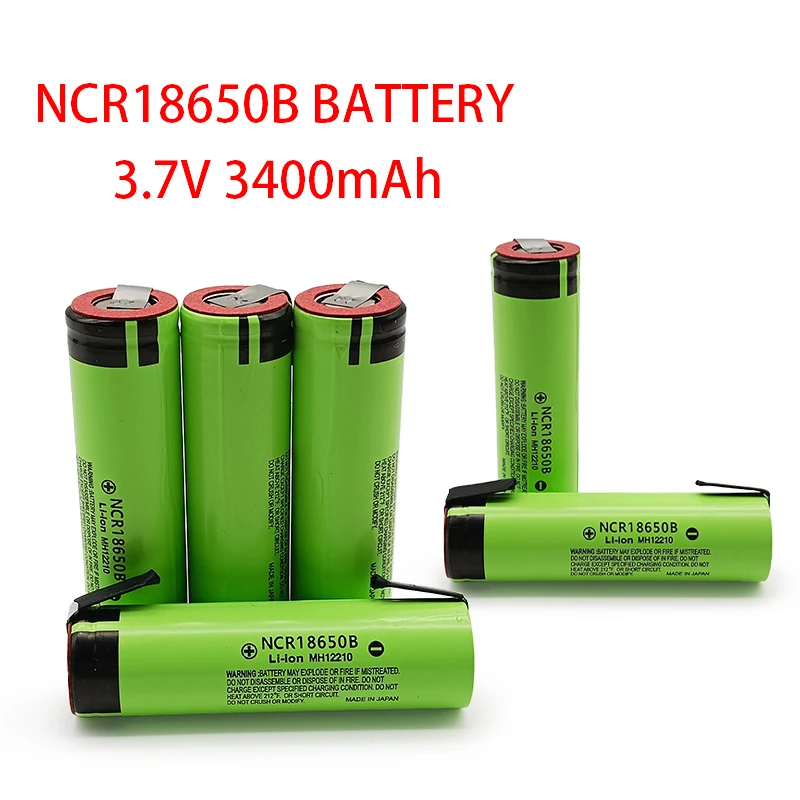 

The New Original 18650 NCR 18650BD Rechargeable Lithium Battery 3.7V 3400mAh Is Used For Flashlight Powerful And Durable Battery