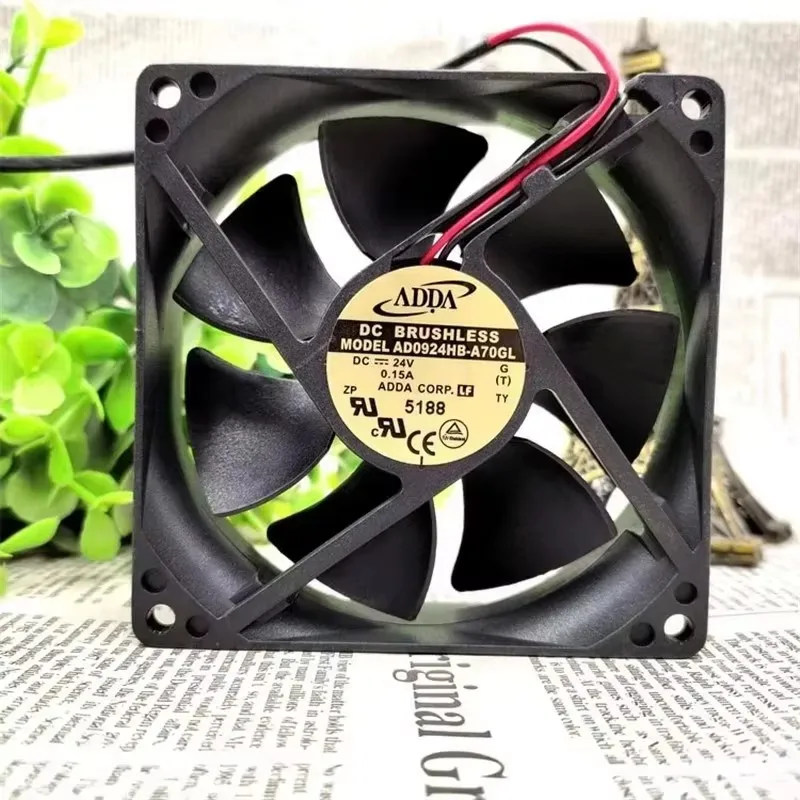 

Оригинальный вентилятор охлаждения AD0924HB-A70GL 24V 0.15A 9CM 90*90*25MM с 2-проводным подключением для преобразователя частоты