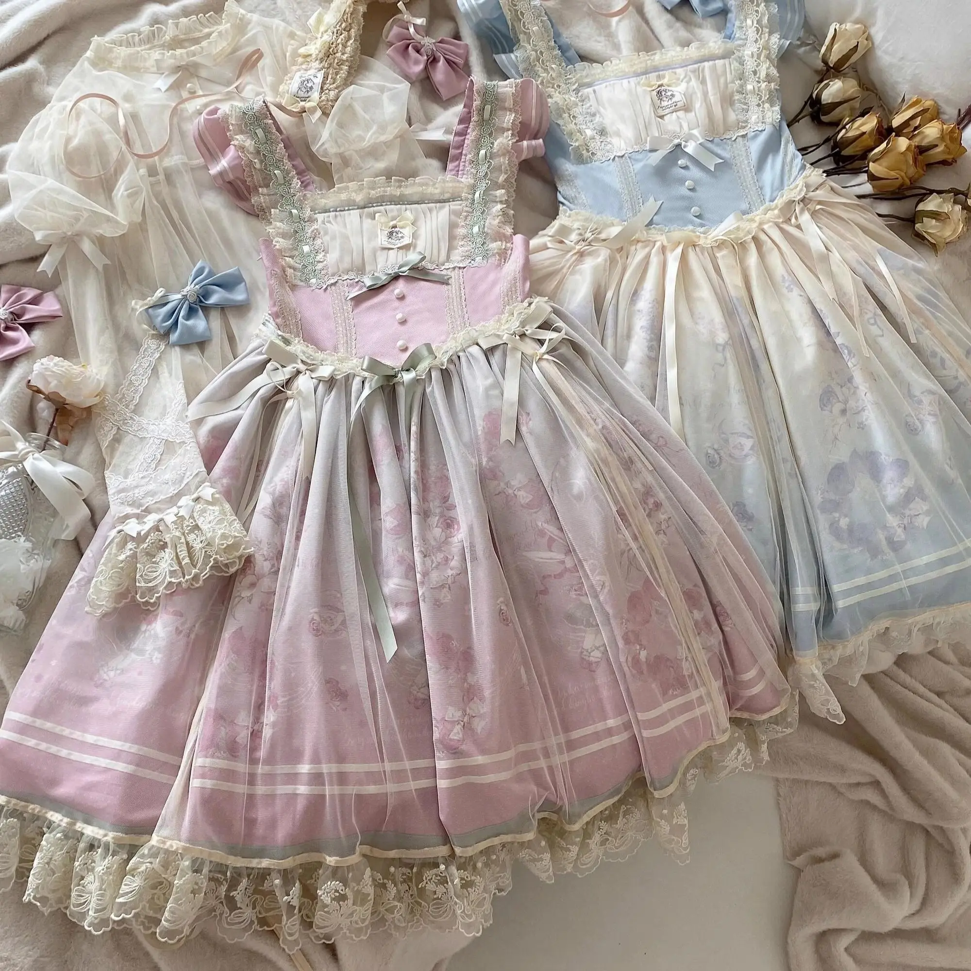 inner cover, dream doll Lolita mesh lace inner cover top, lace shirt is super fairy  tops women  blusas femininas