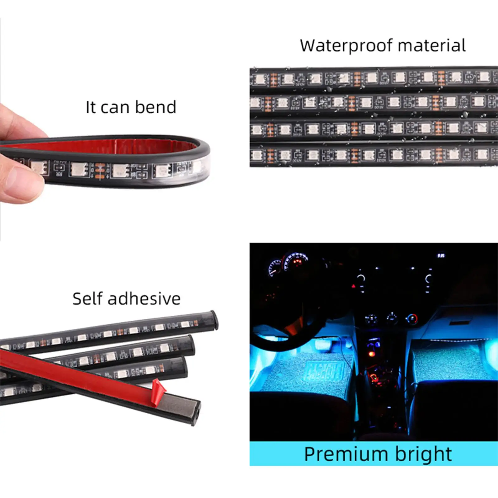 

Car Interior Lights LED Atmosphere Lamps for Indoor Outdoor SUV