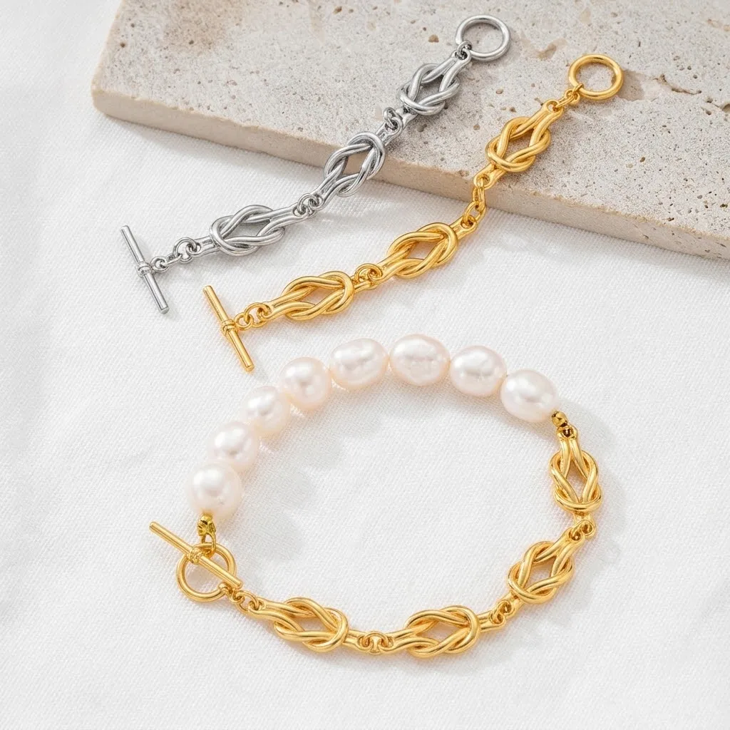 1/2pcs OT Clasp Toggle Clasp Connectors Extension Chain For DIY Necklace Bracelets Jewelry Making Supplies Material Accessories