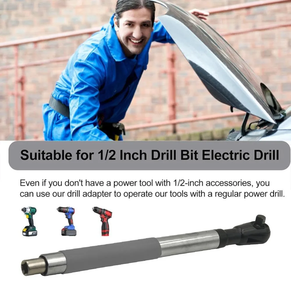 Upgrade Extension Wrench Auto / Manual 1/2 Adapter Electric Ratchet Wrench Slim Design Multipurpose Impact Wrench Extender