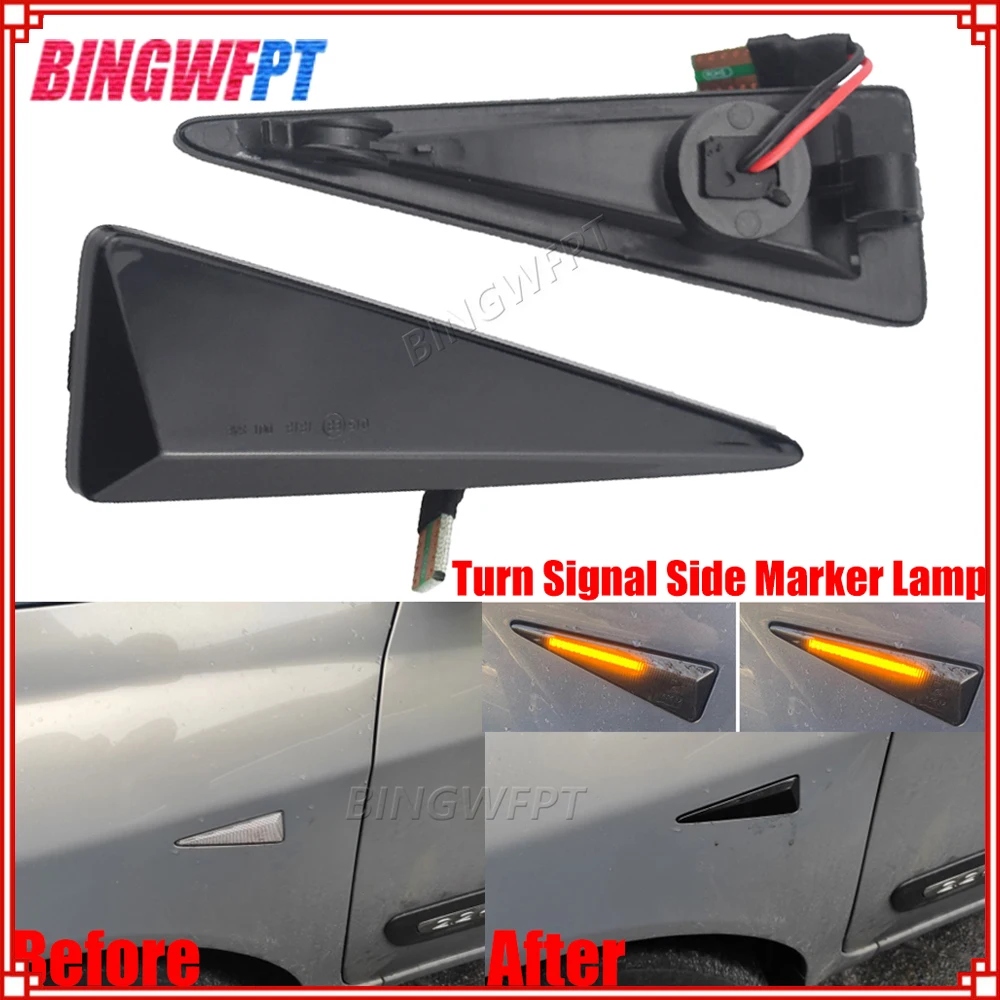 

Car Dynamic Repeater Lamps LED Side Marker Lights For Renault Megane 2 CC/Vel Satis/Wind/Avantime/Grand Scenic 2/Espace 4/Thalia