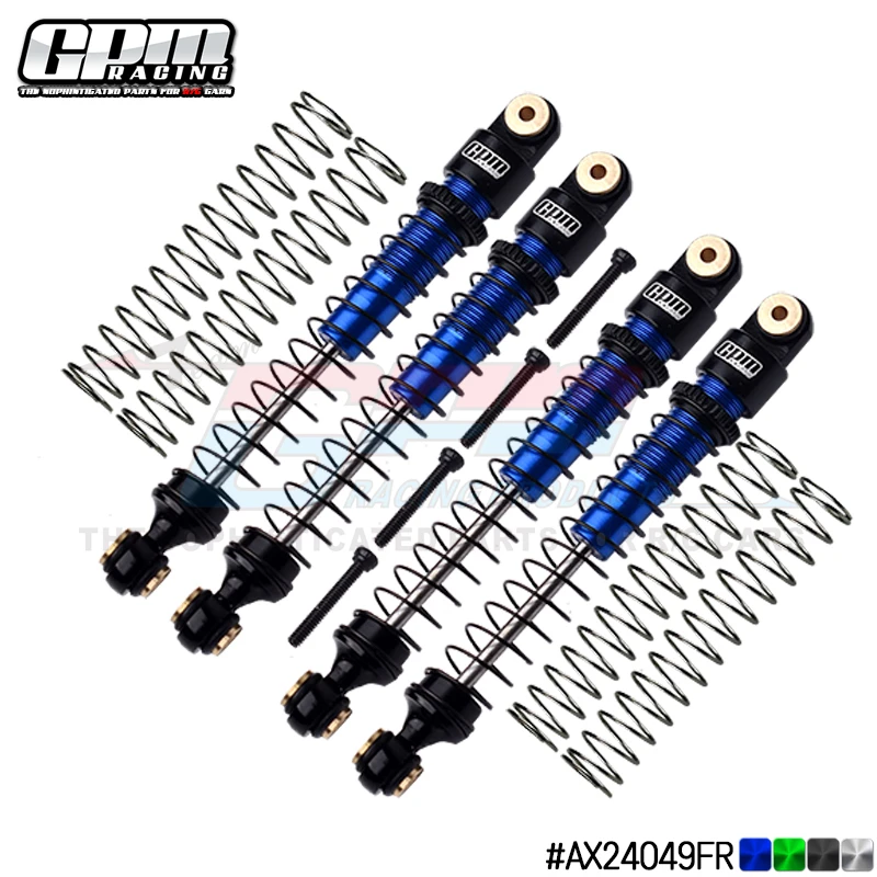 

GPM Aluminum Front And Rear Damper For AXIAL 1/24 AX24 XC-1 4WS Crawler Brushed