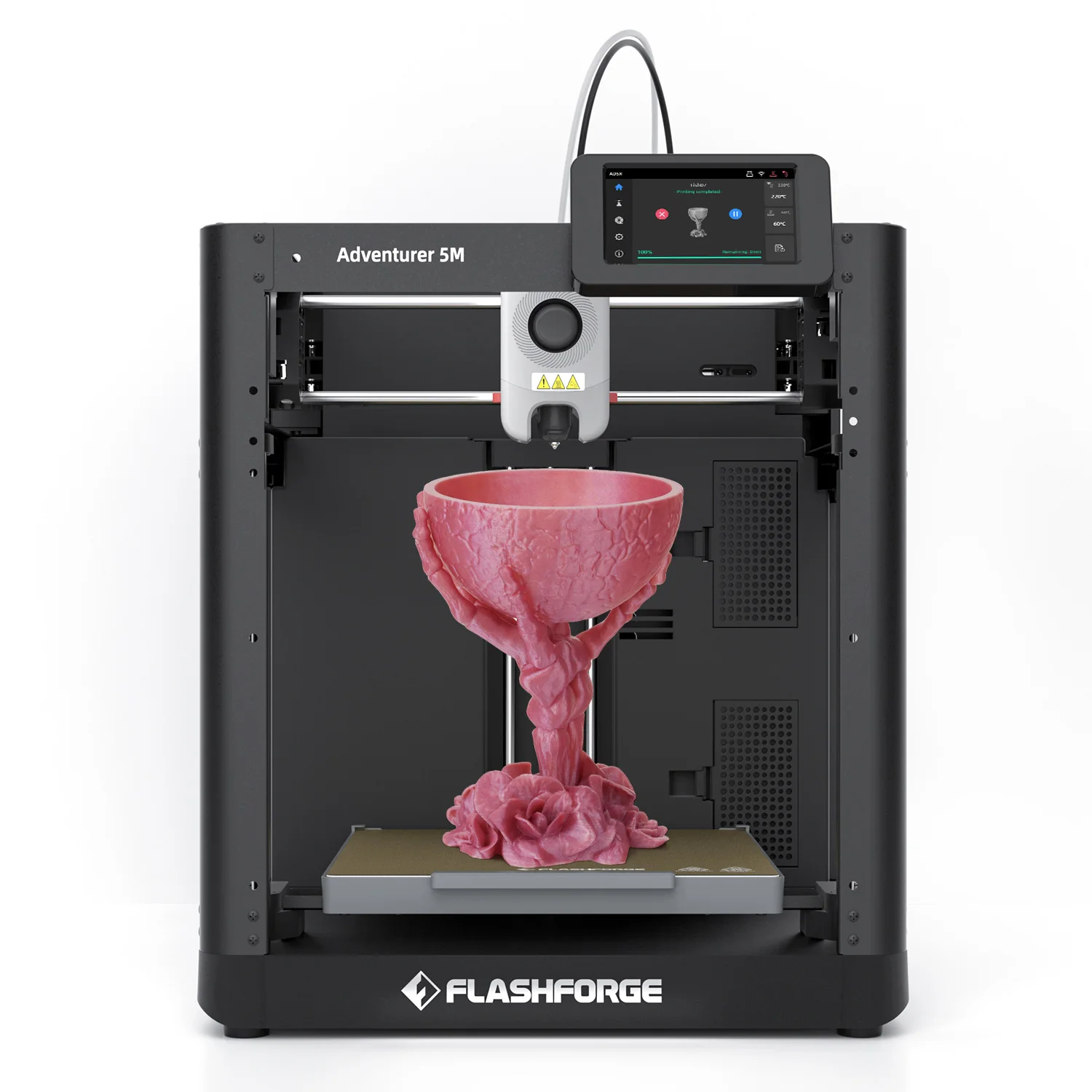 

3D-принтер Flashforge AD5M, быстрая скорость, Adventurer 5 м, полностью автоматическое выравнивание, 280 °C, прямой экструдер со съемным соплом 3S