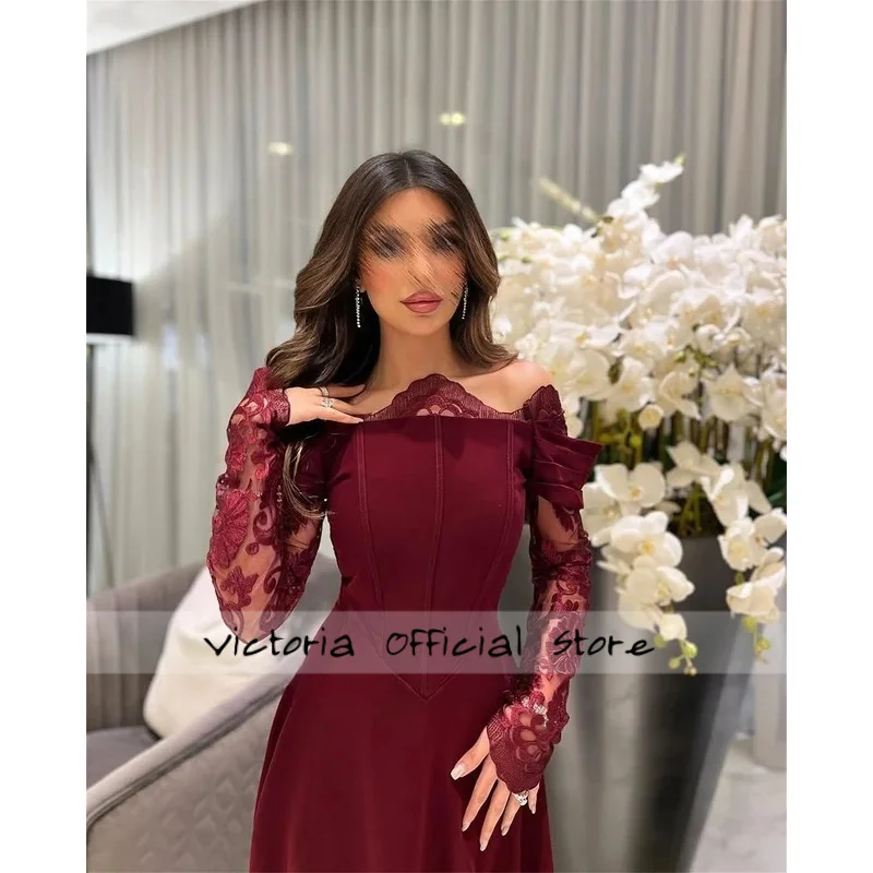 فساتين سهرة مخصصة للحفلات فساتين نسائية أنيقة للمناسبات الخاصة بأكمام طويلة رداء الكوكتيل #1