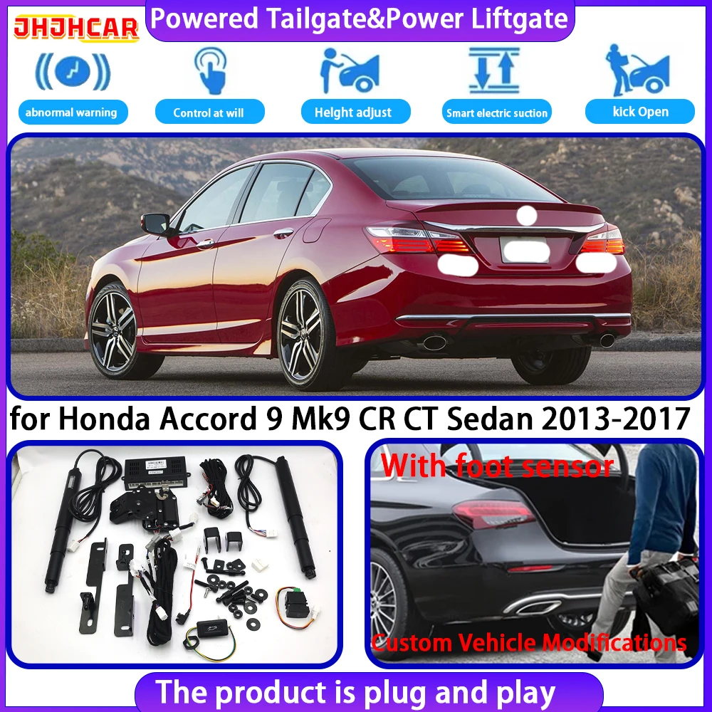JHJHCAR for Honda Accord 9 Mk9 CR CT Sedan 2013-2017 Smart Automatic Electric Powered Tailgate Power Liftgate Tailgate System