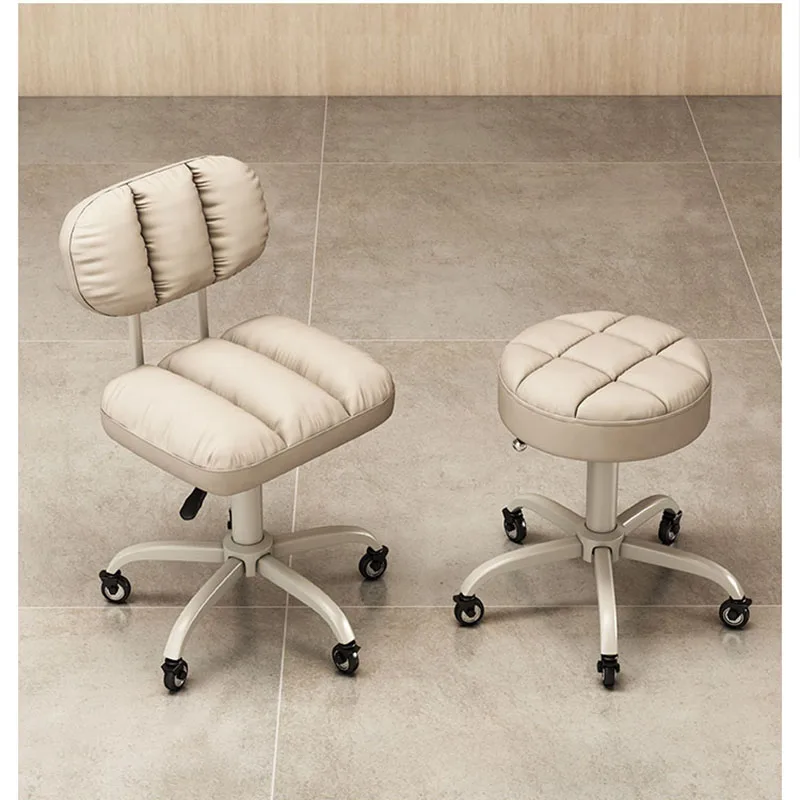 Furniture Beauty Salon Barber Chair Lifting Rotation Hairdressing Stool  Livingroom Office Seat Chairs Makeup Stools Customized