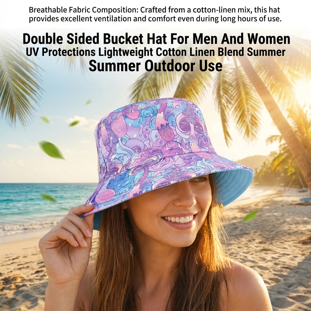 

Summer Fishing Cap For Men And Women Trendy Gradient Color Fisherman Cap Outdoor UV Protective Sports Hat Wide Brimmed Sun Hat
