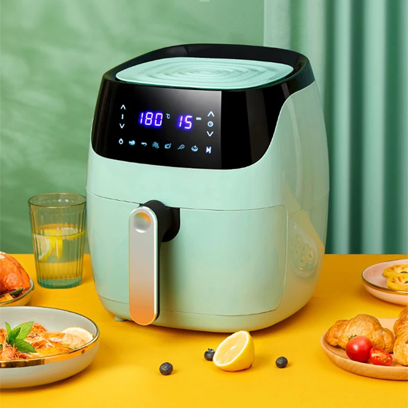 4.5L Air Fryer Home Multi-Function LCD Touch Screen Air Cooker Fryer Smart Oil-Free Electric Oven