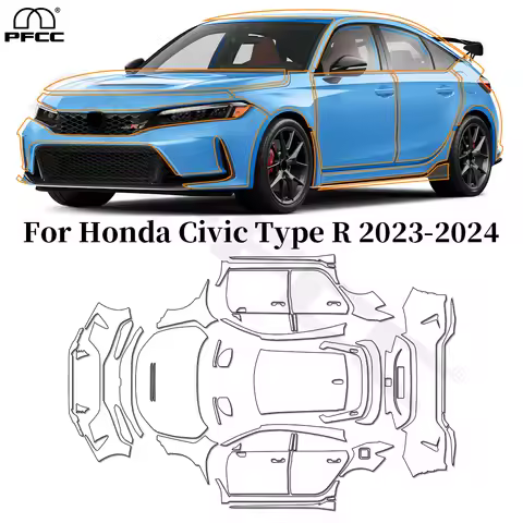 For Honda Civic Type R 2023 2024 Anti-scratch Pre-cut PPF TPU Paint Protection Film Car Body Clear Bra Resistant Invisible Cover