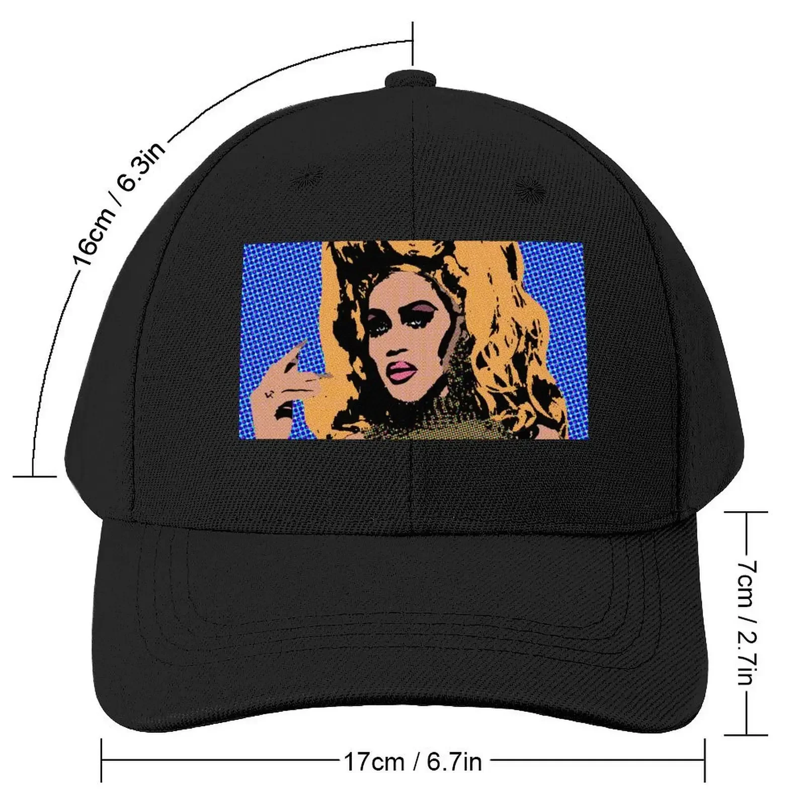 Trinity K Bonet pop art Baseball Cap western Hat Luxury Hat Dropshipping Sun Cap Men Women's