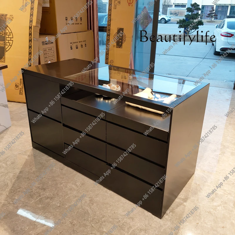 JJ Clothing store Nakajima table, display stand, locker, paint decoration ornament, Y display stand can be customized