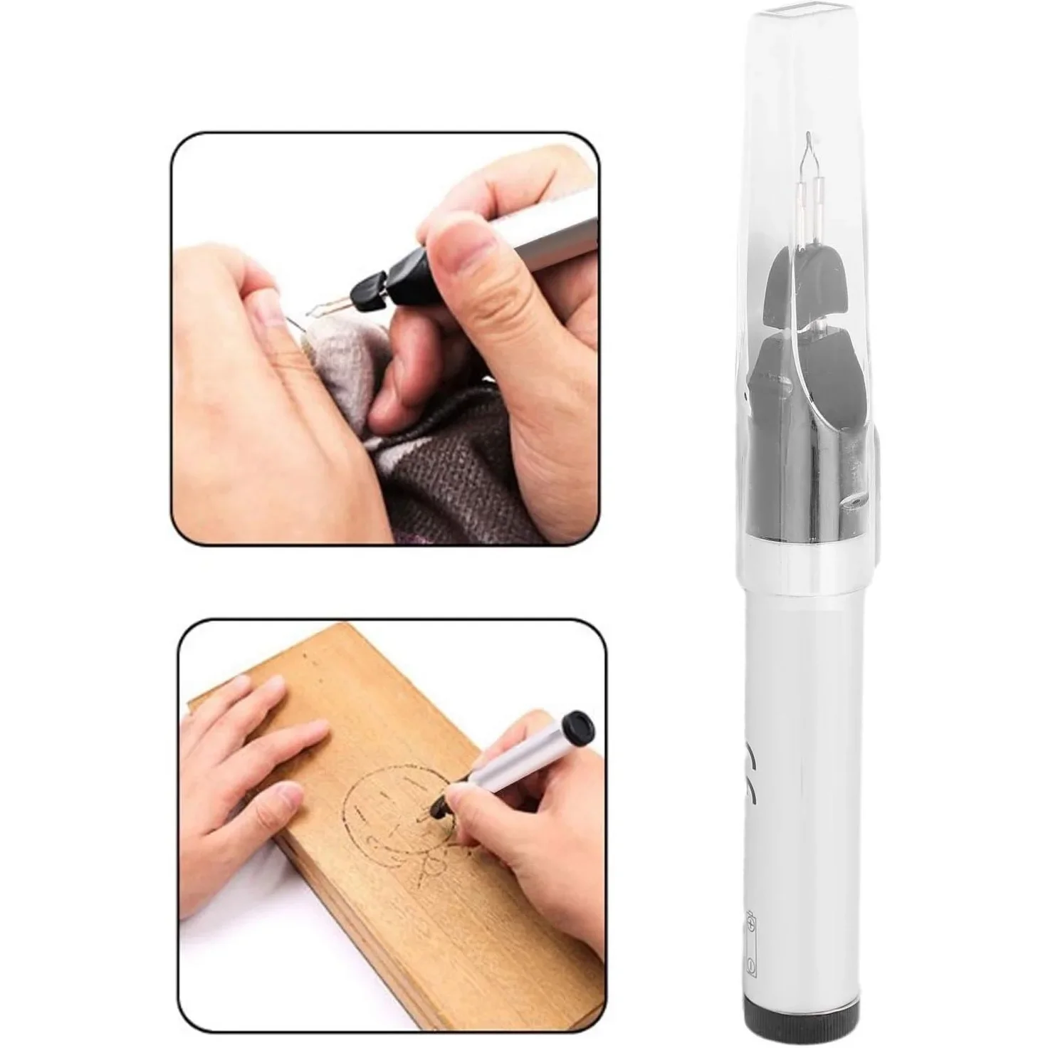Melting Line Pen Carving, Shaping/Thread Burning Tool, Thread Handheld Tungsten for Fast Fusion Sewing Machine Parts and Thread