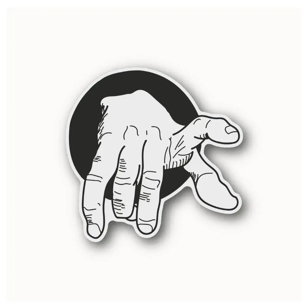 Touch Me Hand Waterproof Stickers For Decorating Car Windows Motorcycles And Computers.