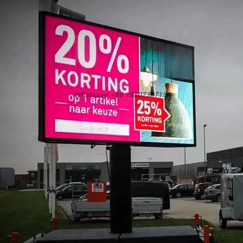 IP65 P4 P5 P6 P8 P10 Street Sign Digital Billboard Pantalla Panel Outdoor Public Advertising Display  Screen for Sport Event