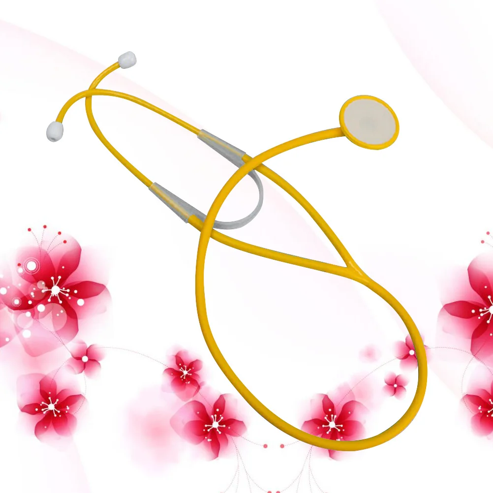 

Red DIY Stethoscope Medical Case Lightweight Portable Stage Performance Accessory for Costume Party Medical Playset