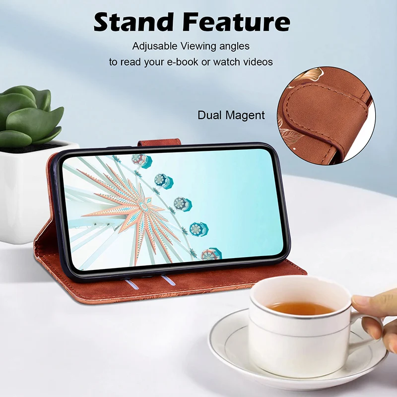 حافظة محفظة قلابة لهاتف رينو 10 11 12 13 Pro 5G 7 8 Lite 8T 4G 5G reno 7Z 11F 12F 10 5G 9 Pro Plus غطاء حماية جلدي