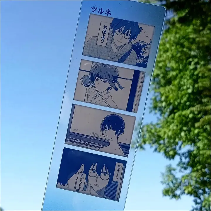 Takehaya Seiya Four Squares Acrylic Bookmark Tsurune Anime Goods Book Clip Pagination Mark Cute Student Stationery Kawaii Gift