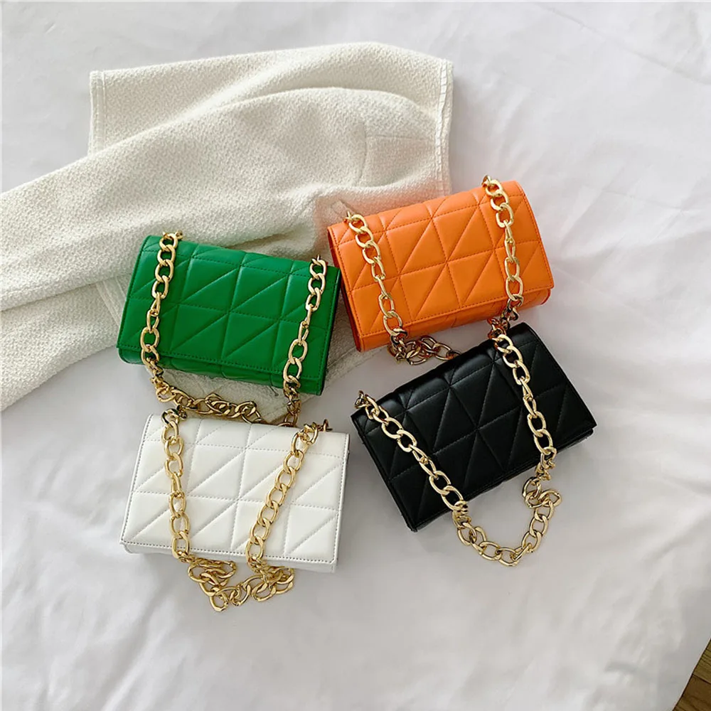 Designer Handbags Fashion Mini Chain Small Square Bag Totes Bags Purses Girls Shoulder Bags for Women 2024 New Crossbody Bags