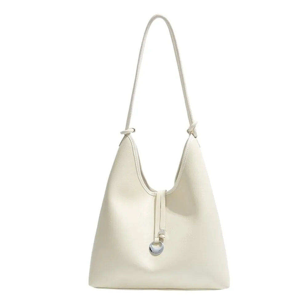 

Simple Y2k Underarm Bag Large Capacity with Inner Bag Single Shoulder Bag Gothic Pu Leather PU Leather Tote Bag Daily