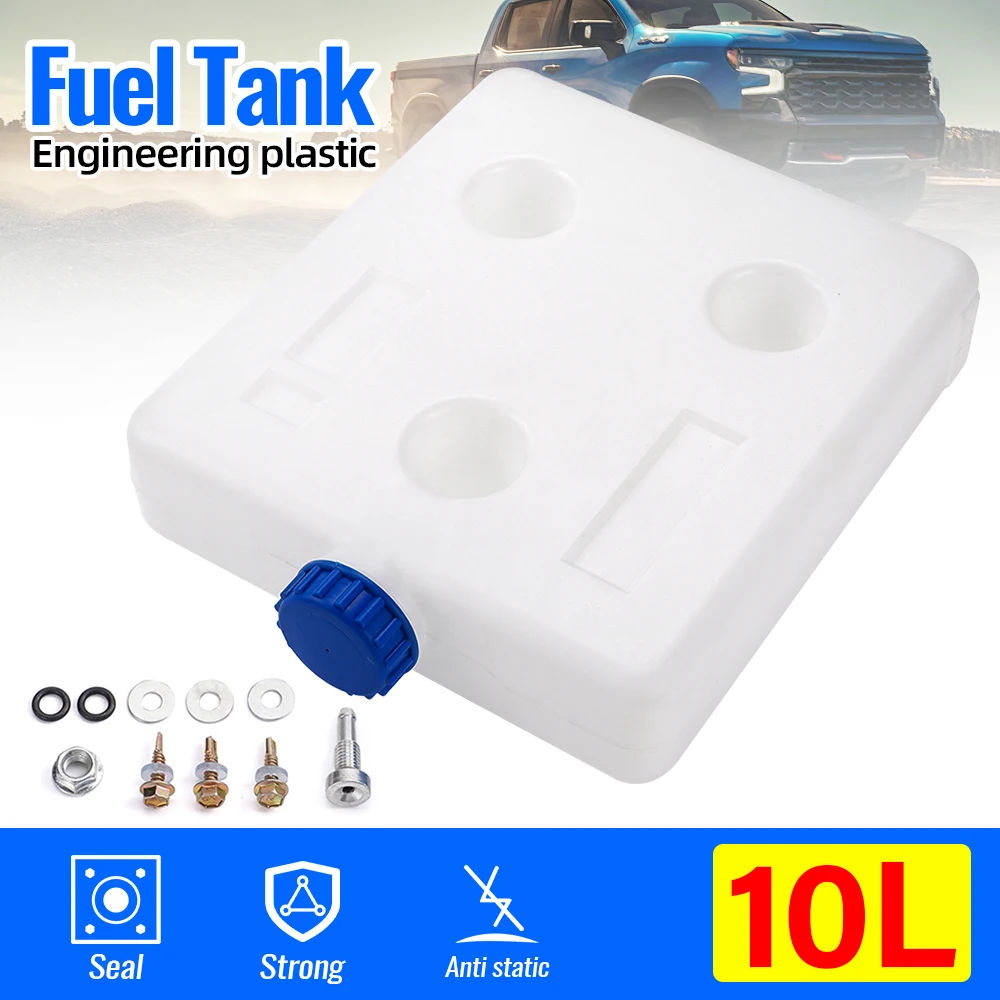 1pc 10L Plastic Fuel Oil Gasoline Tank For Car Truck Air Diesel Parking Heater Caravan Oil Gasoline Canister Fuel Tank Parts