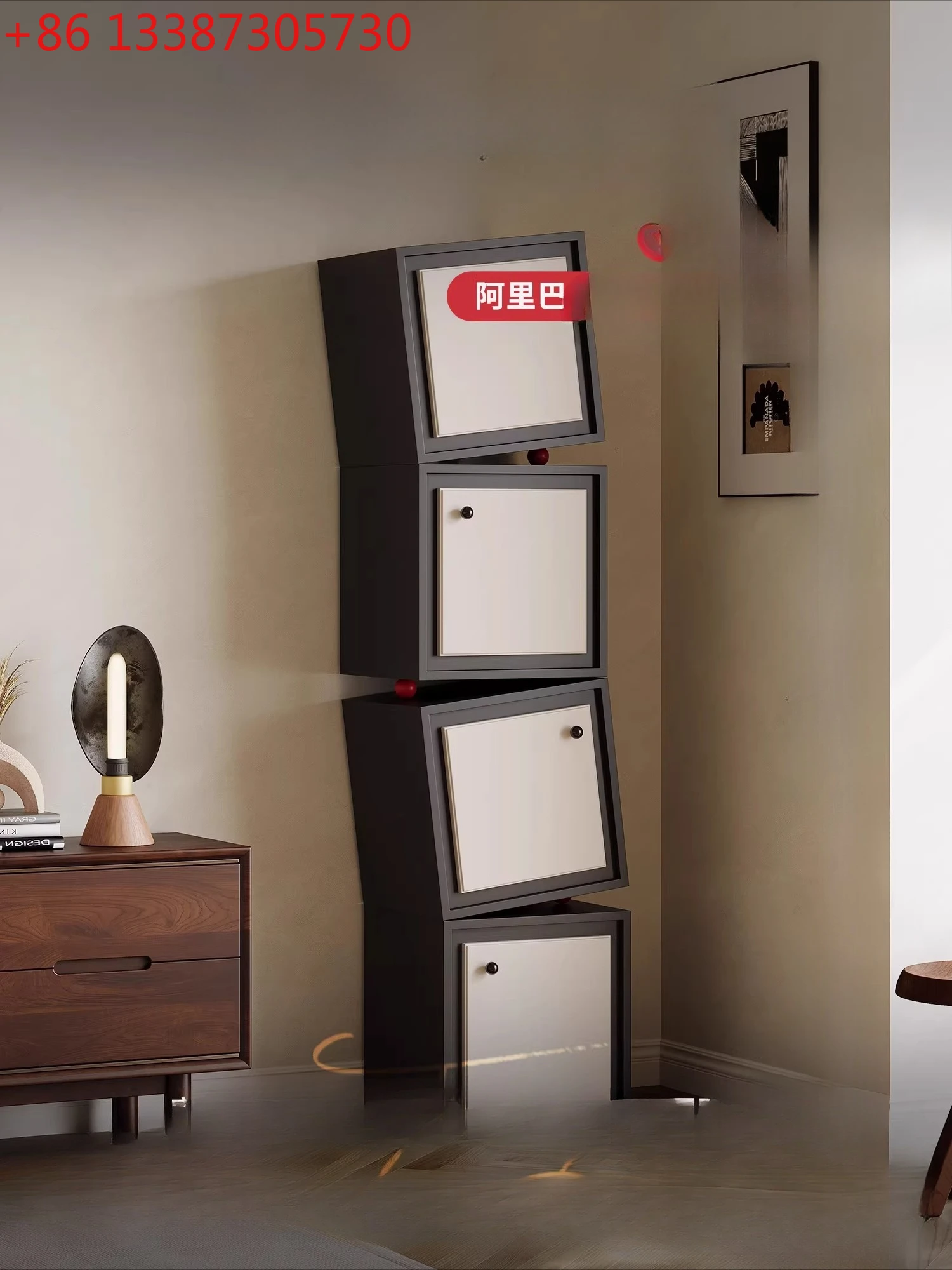 

Итальянский минималистичный комод из массива дерева, креативный, для спальни, гостиной, небольшой квартиры, шкаф для хранения