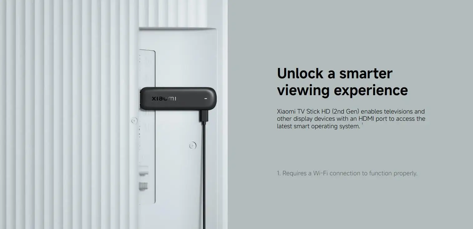 Xiaomi TV Stick HD 2. Generation, Google TV Tragbarer Streaming-Mediaplayer, Bluetooth-Sprachfernbedienung, Dual-Band WLAN Google Assistant Smart TV Dongle – Detail 2