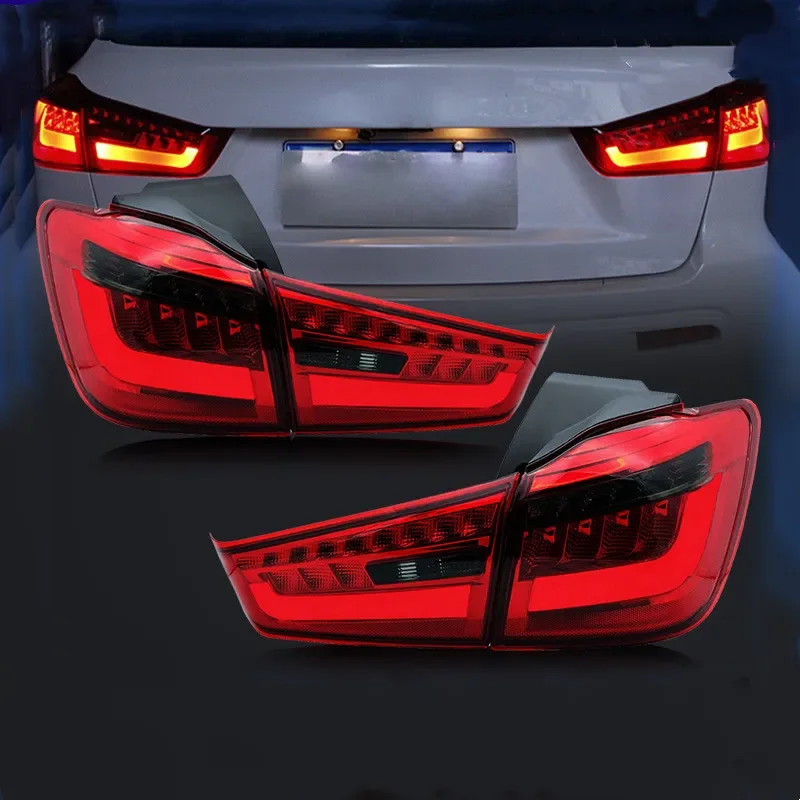 

Автомобильные задние фонари для Mitsubishi ASX 2012-up, анимационные светодиодные задние фонари, задний фонарь, указатель поворота, динамический задний фонарь DRL