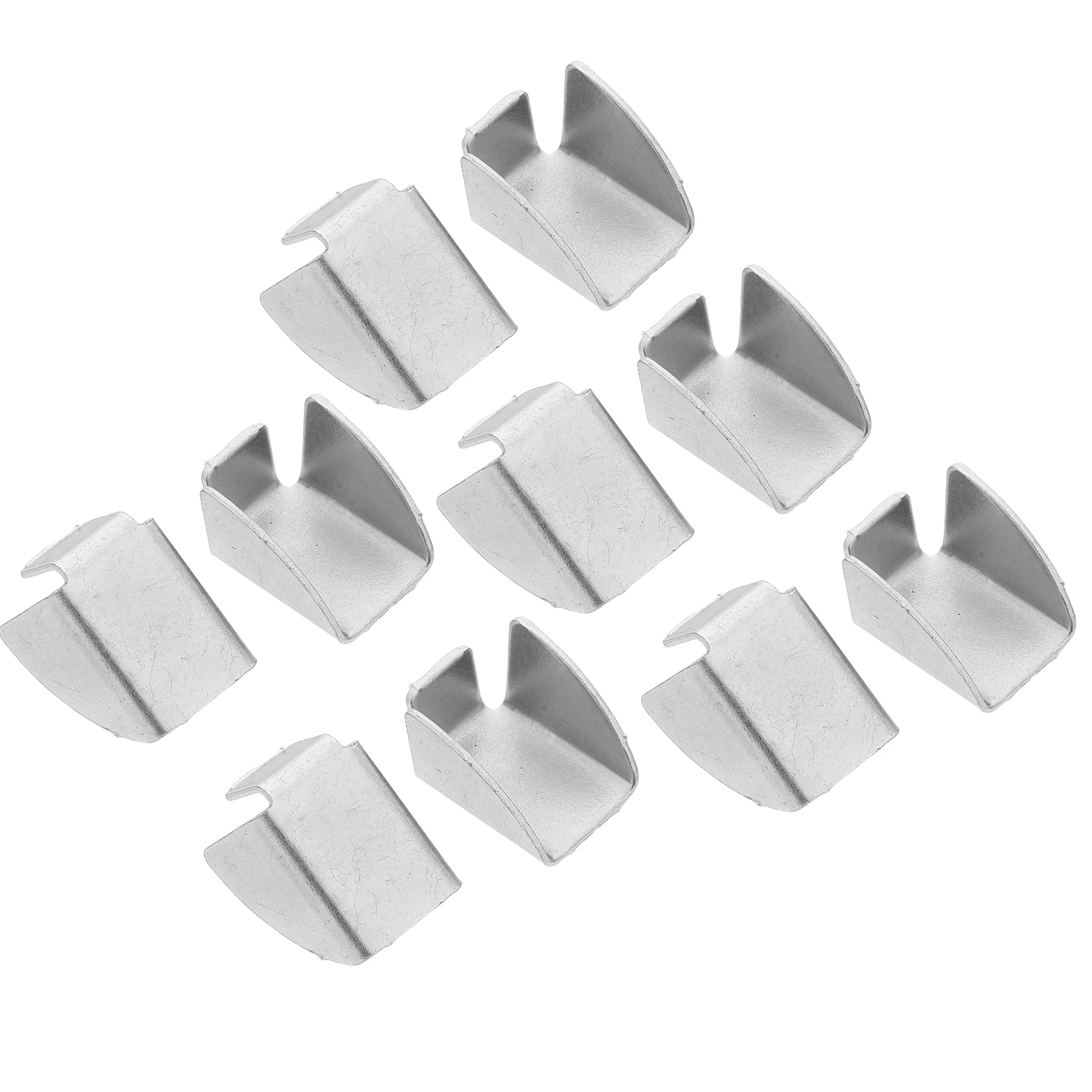 

10pcs Metal Shelf Support Clips Heavy Duty Cabinet Bracket Bookshelf Pegs Adjustable Partition Buckle for Office Home File