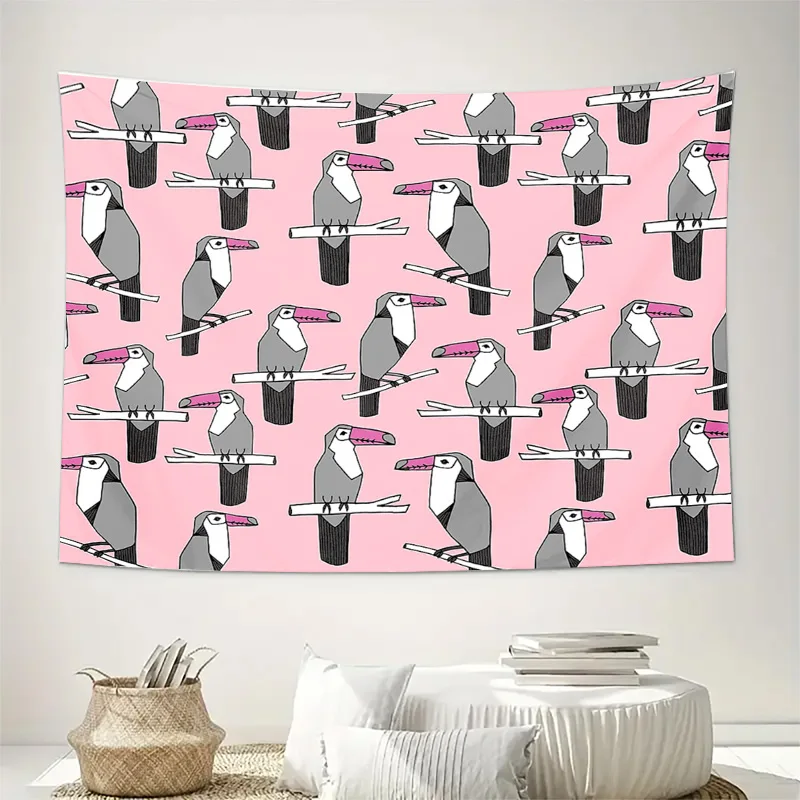 بوهو نسيج الجدار الشنق ديكور الغرفة الجمالية طبيعة جدار الفن الغابات نسيج غرفة النوم ديكور القبلية جدار ديكور خمر نسيج #2