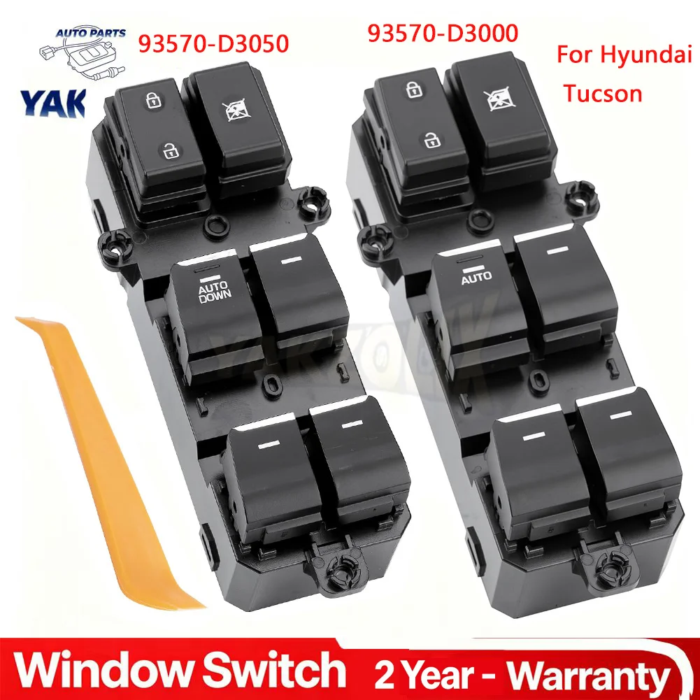 93570-D3050 93570-D3000 For Hyundai TUCSON 2016 2017 2018 2019 Power Window Control Switch Glass Lifter Button Car Accessories