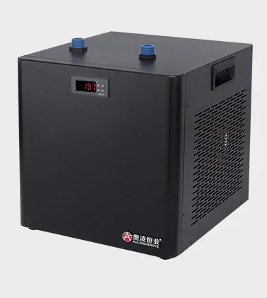 

Black Aquarium Chiller for 500L Fish Tanks: 1200W 1/2hp Water Cooler to Maintain Ideal Water Temperature