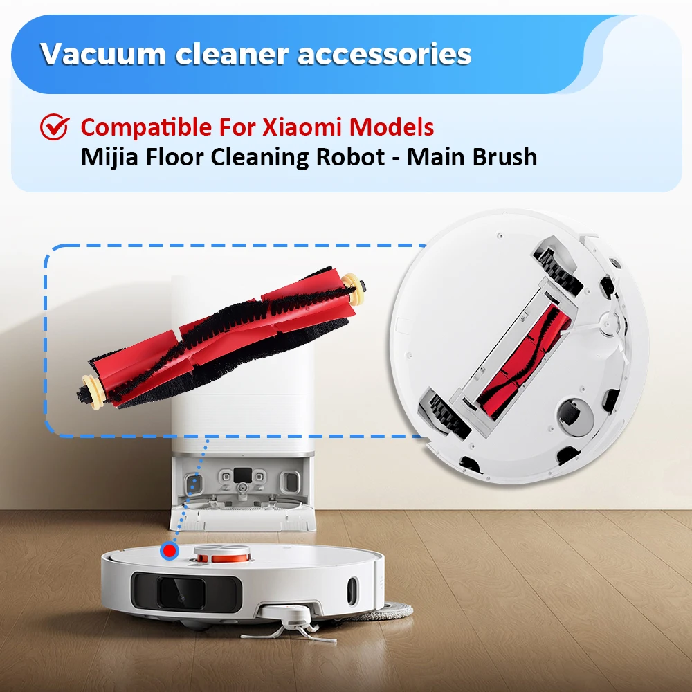 Hepa Filters Brush Mop Cloth for Xiaomi Roborock E5 S51 S52 S50 S55 S5 S6 S6 MaxV S6 Pure Vacuum Cleaner Household Cleaning Part