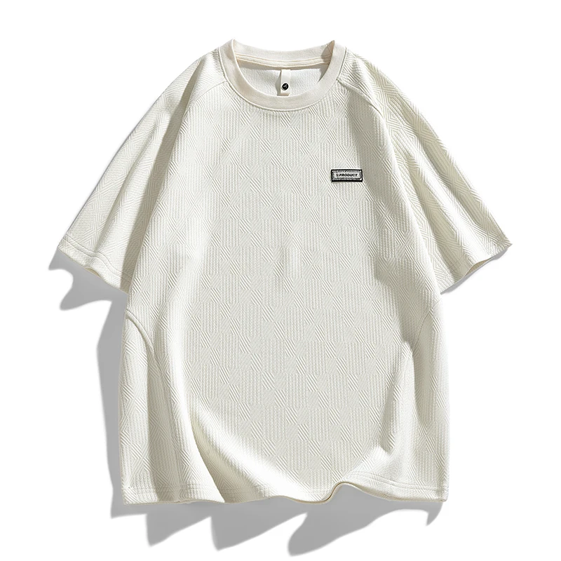 Big Size 8xl T Shirt Men Streetwear Spandex Polyester 6xl 7xl Short-Sleeved Oversized T-Shirts Summer Tops Loose Mens Clothing