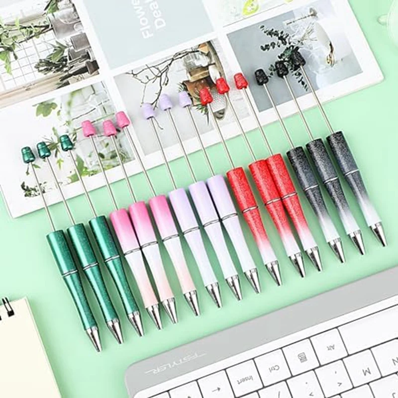 Caneta Beadable Recargas Adequado para Crianças e Estudantes, Material Escolar e Escritório