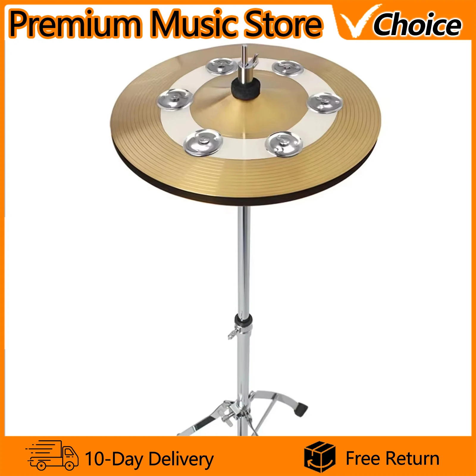IRIN Drum Kit Cymbal Bell Tambourine Hi-hat For Drum Percussion Instrument Accessories Set Drums Supply Ring 6 Drums Ring