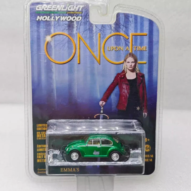 

GreenLight 1:64 зеленая машина, классическая модель автомобиля из сплава, коллекция, украшение для дисплея, игрушка в подарок